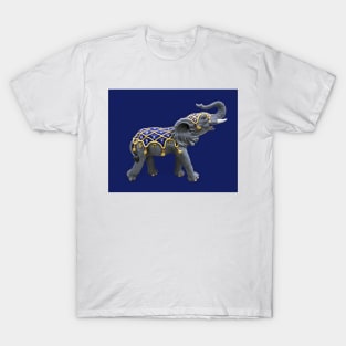 Carousel Animal Elephant Photo T-Shirt